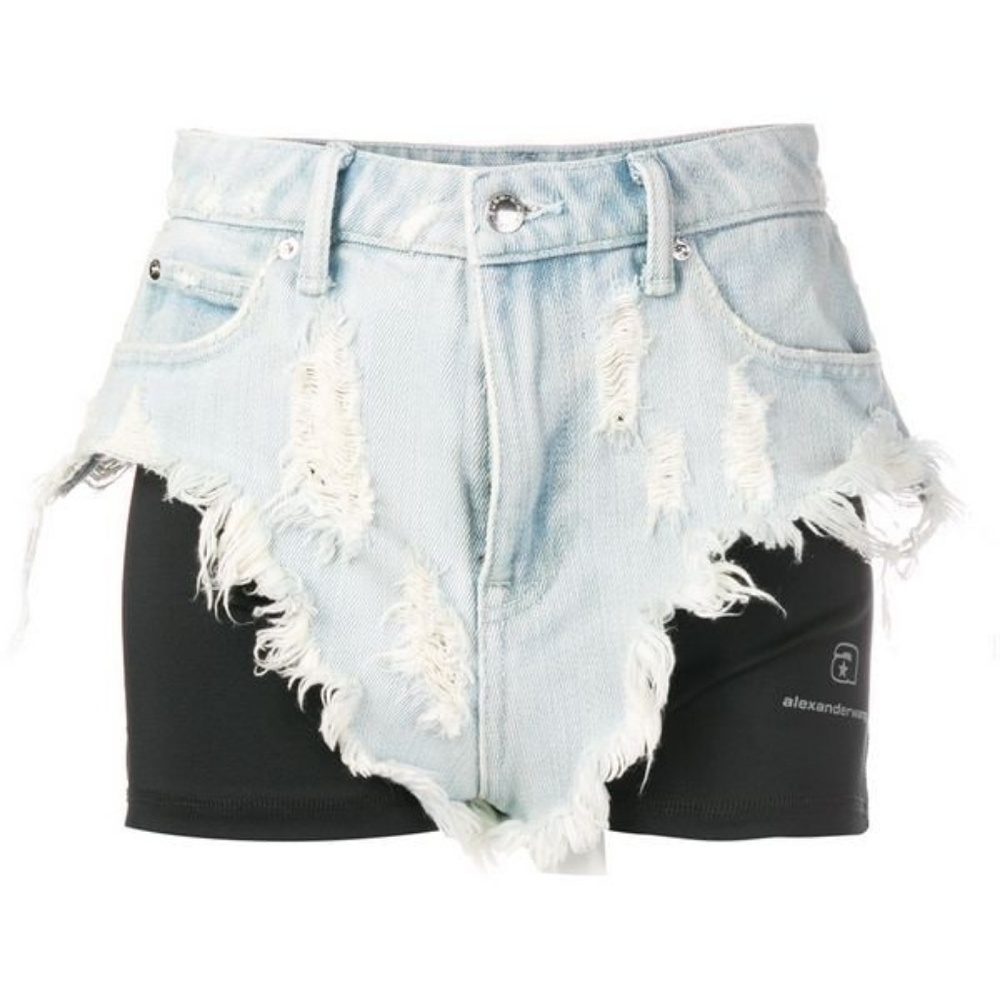ALEXANDER WANG
Layered Denim Shorts